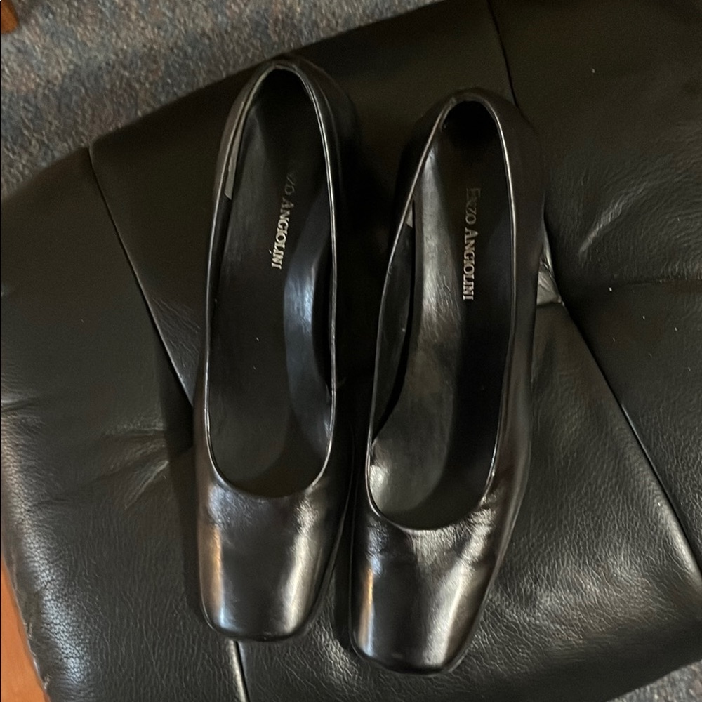 Enzo Angiolini Black Heels Classic Pumps